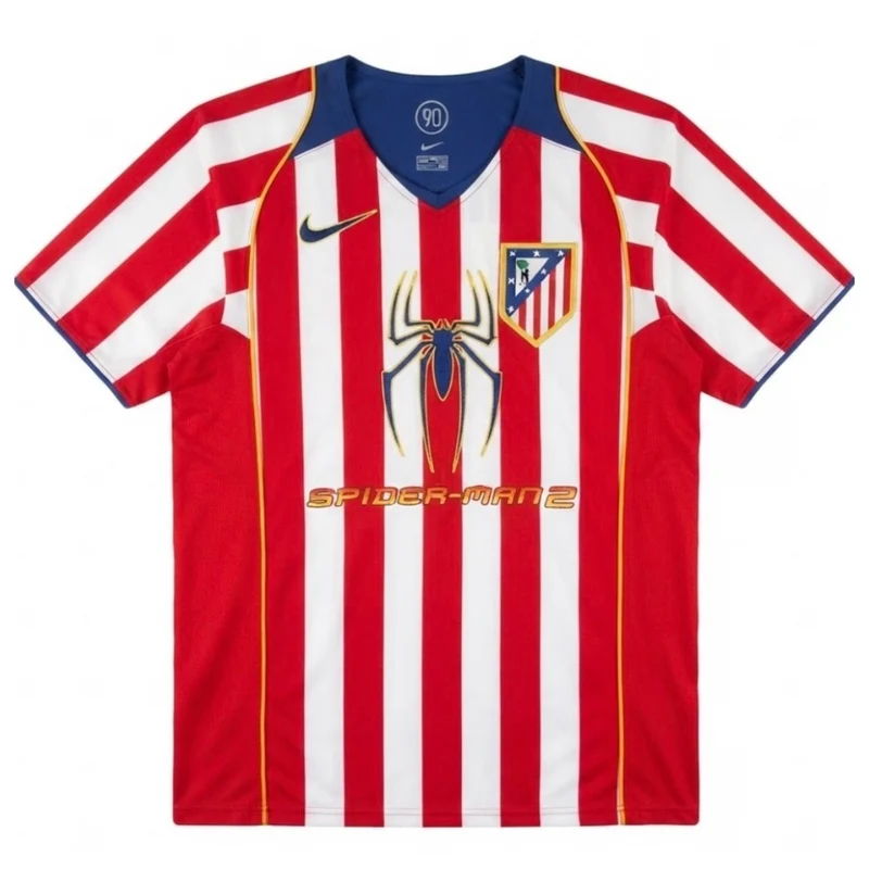 Atlético de Madrid Heimtrikot 2004/05 Herren Fan-Version (Retro)