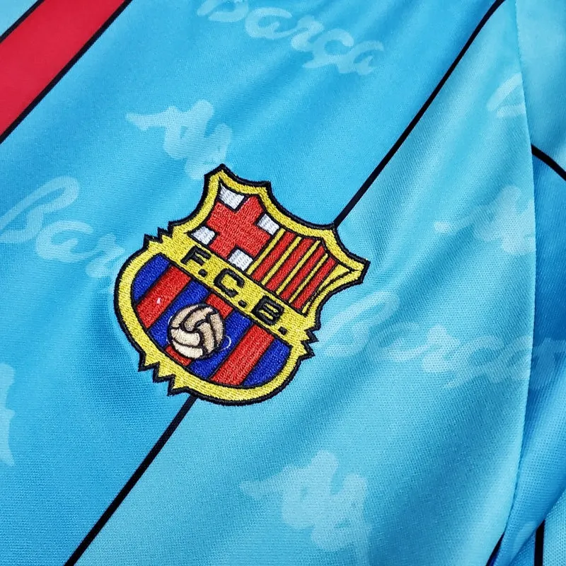 Barcelona Auswärtstrikot 1996/97 Herren Fan-Version Blau (Retro)