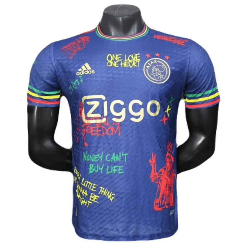 Ajax x Bob Marley 25/26 Herren Spieler-Version Dunkelblau