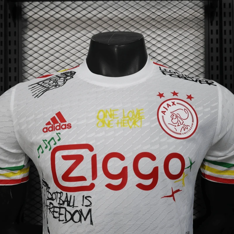 Ajax x Bob Marley 25/26 Herren Spieler-Version Weiß