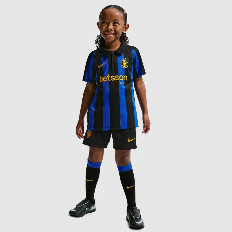 Nike Inter Milan 26/27 Little Kids Dri-FIT Stadium Home Kit