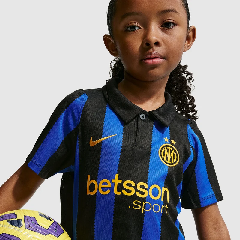 Nike Inter Milan 26/27 Little Kids Dri-FIT Stadium Home Kit