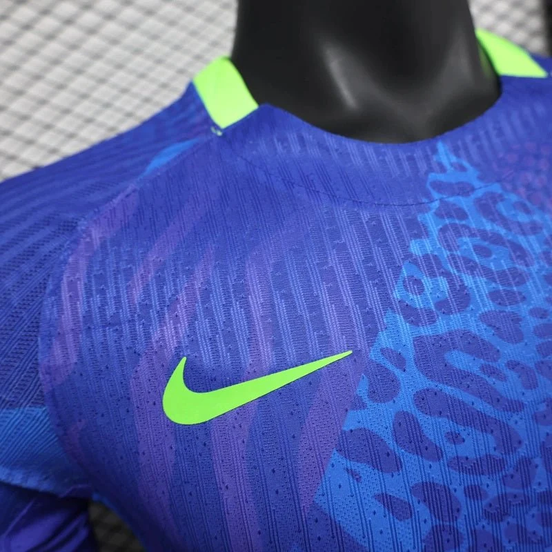 Brasilien Auswärtstrikot 25/26 Herren Spieler-Version Trikot Blau
