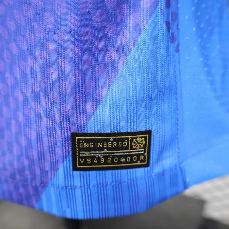 Brasilien Auswärtstrikot 25/26 Herren Spieler-Version Trikot Blau