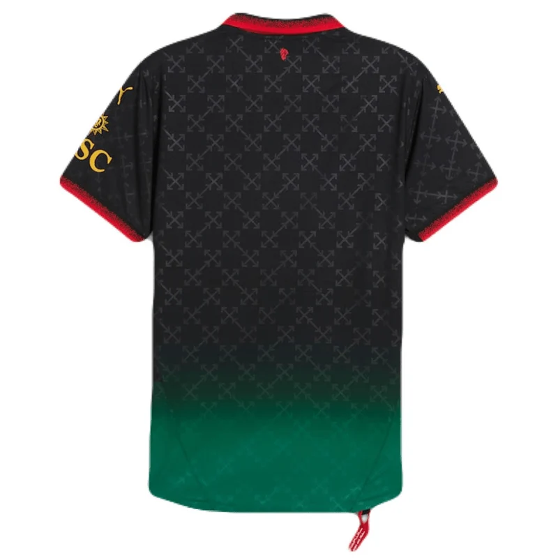 AC Milan x Off-White 25/26 Herren Fan-Version Schwarz