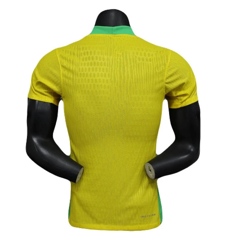 Brasilien Heimtrikot 25/26 Herren Spieler-Version Trikot Gelb