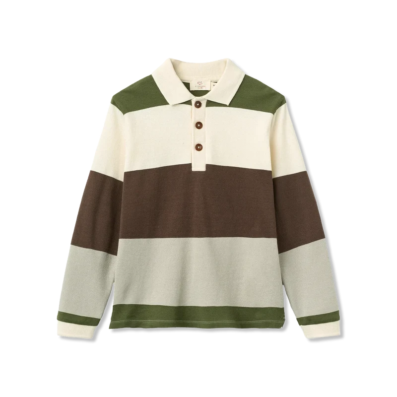 Stripe pique Bluse
