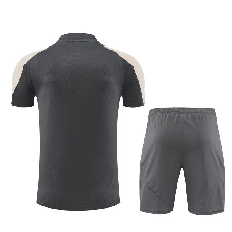 Real Madrid Trainingsset 25/26 Trikot und Shorts Grau