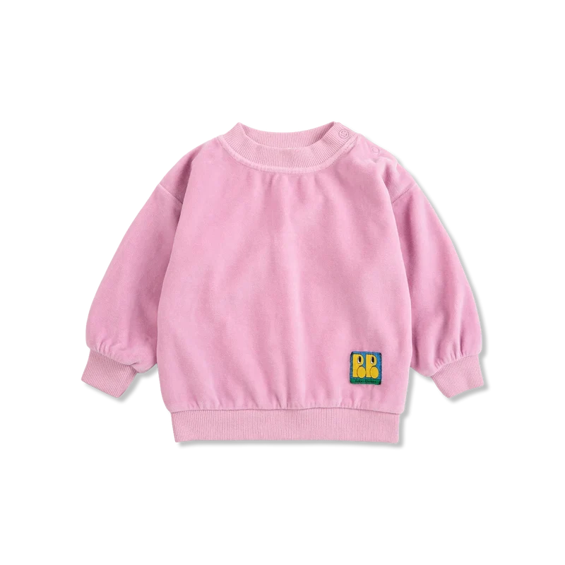 Tag velvet Sweatshirt