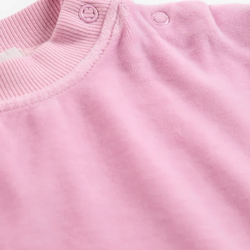 Tag velvet Sweatshirt