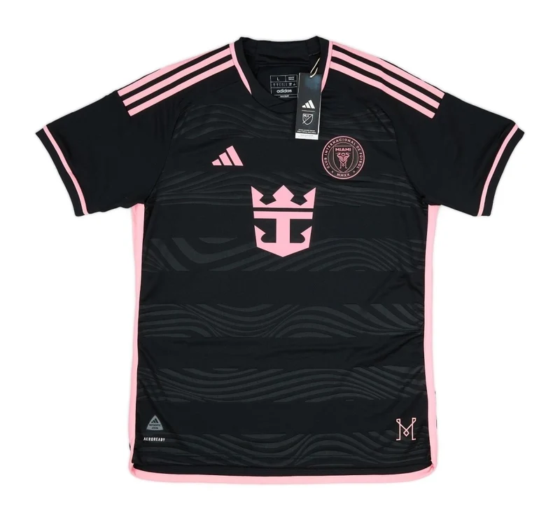 Inter Miami Auswärtstrikot 24/25 Herren Fan-Version Schwarz