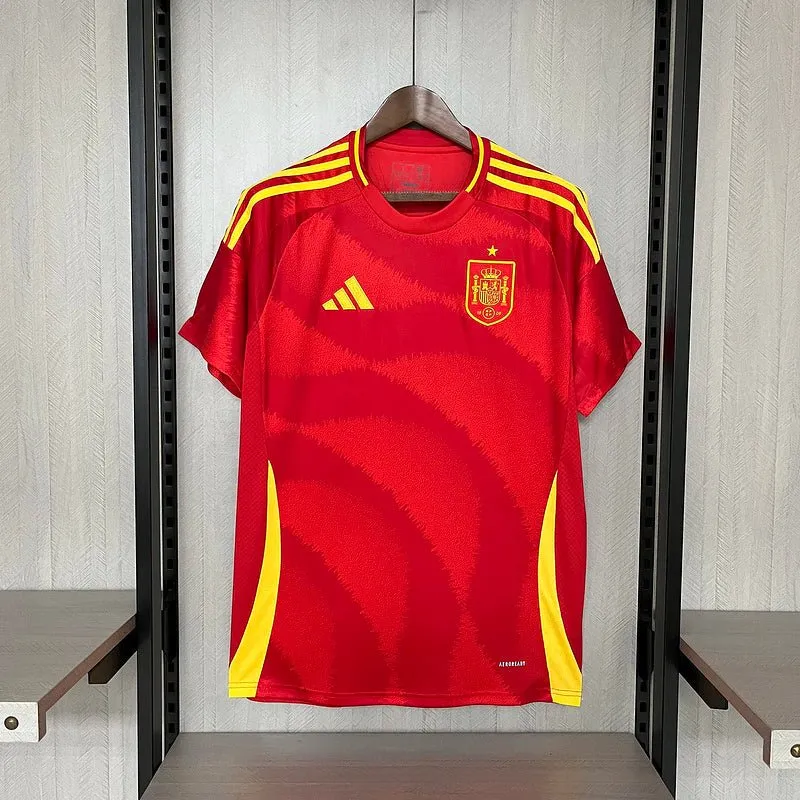 Spanien Heimtrikot 24/25 Herren Fan-Version Rot