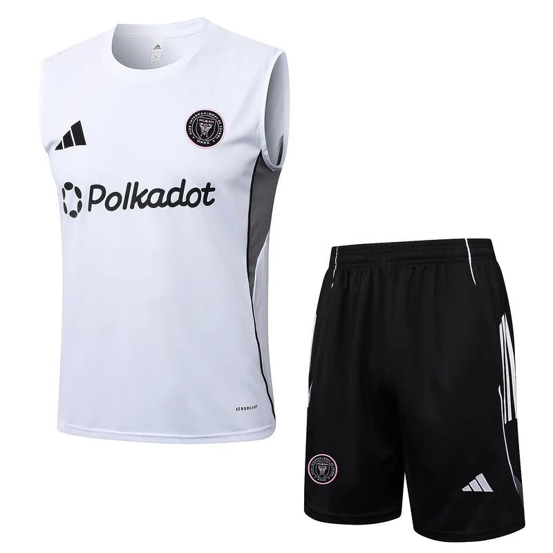 Inter Miami Trainingsset 25/26 Ärmelloses Trikot und Shorts
