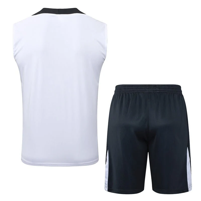 Chelsea Trainingsset 25/26 Tanktop Weiß und Shorts Schwarz