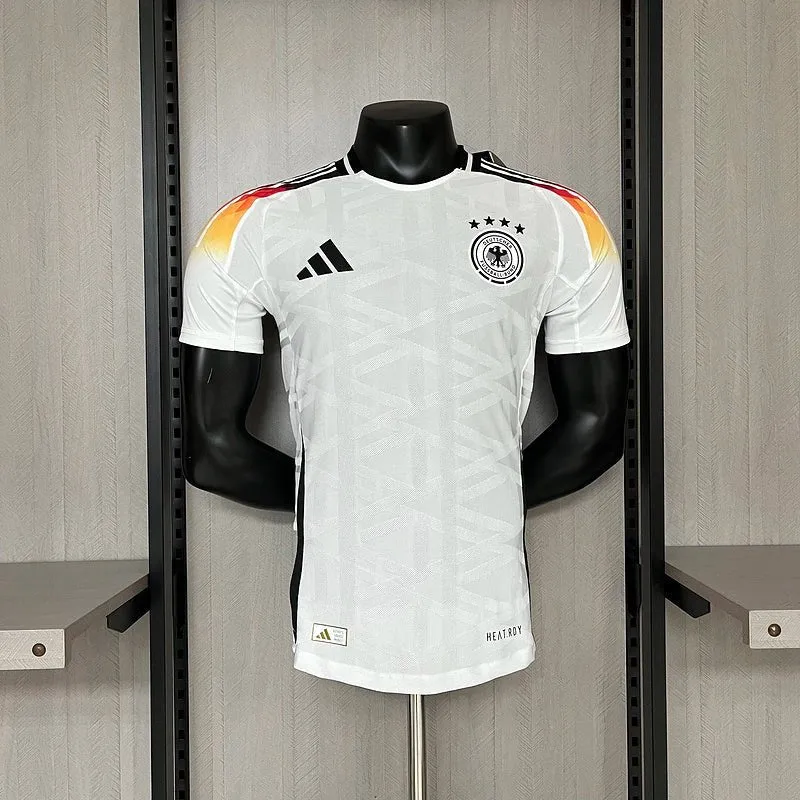 Deutschland Heimtrikot 24/25 Herren Spieler-Version Weiß