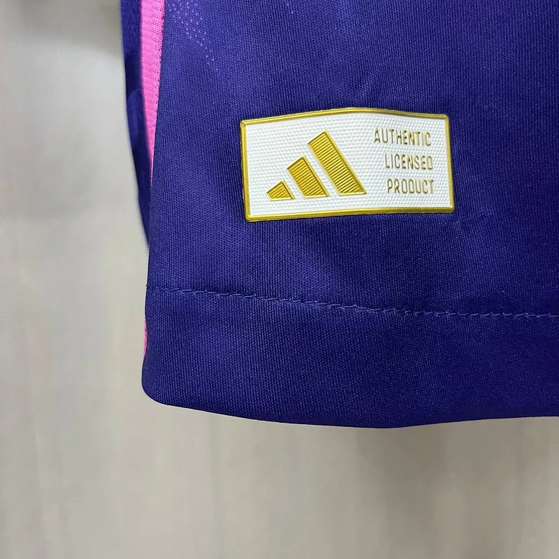 Deutschland Auswärtstrikot 24/25 Herren Spieler-Version Rosa