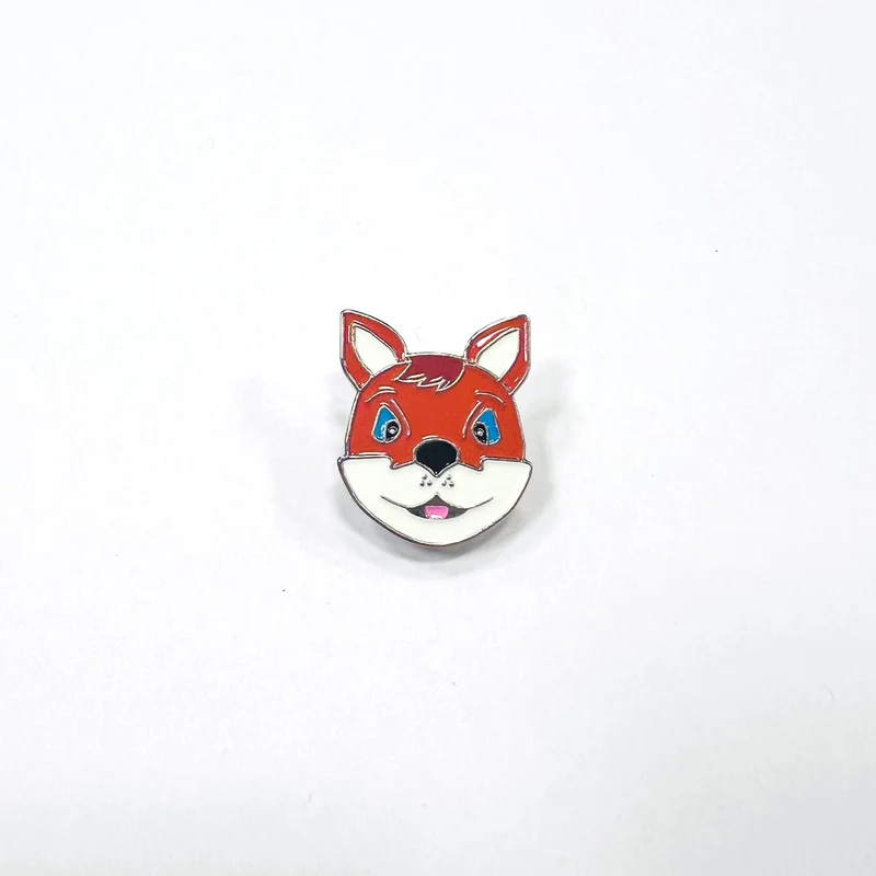 Falkirk Fergus The Fox Pin Badge