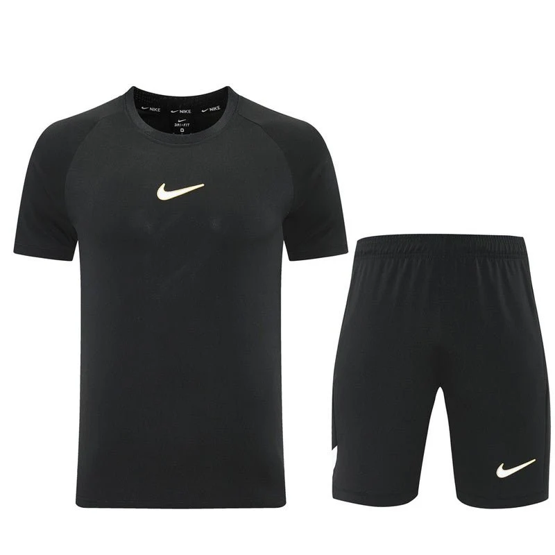 Nike Herren Set Trikot und Shorts Schwarz
