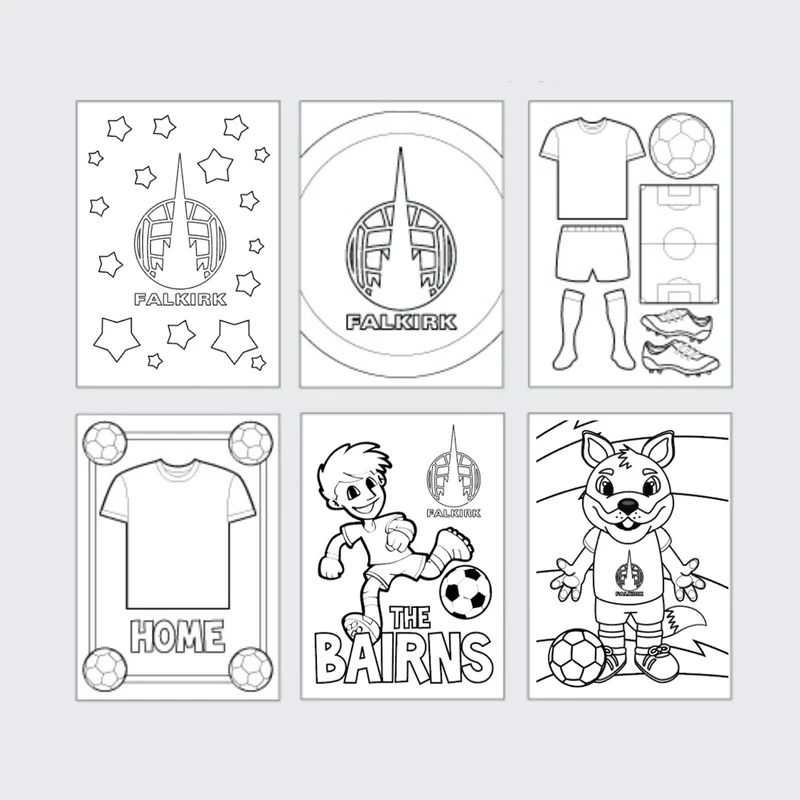 Falkirk Colouring Book & Pencils