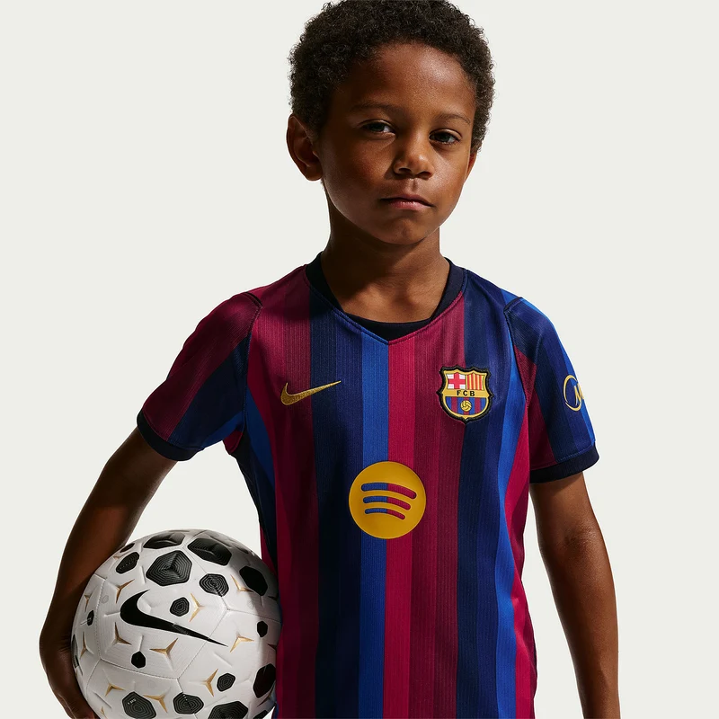 Nike FC Barcelona 26/27 Little Kids Dri-FIT Stadium Home Kit