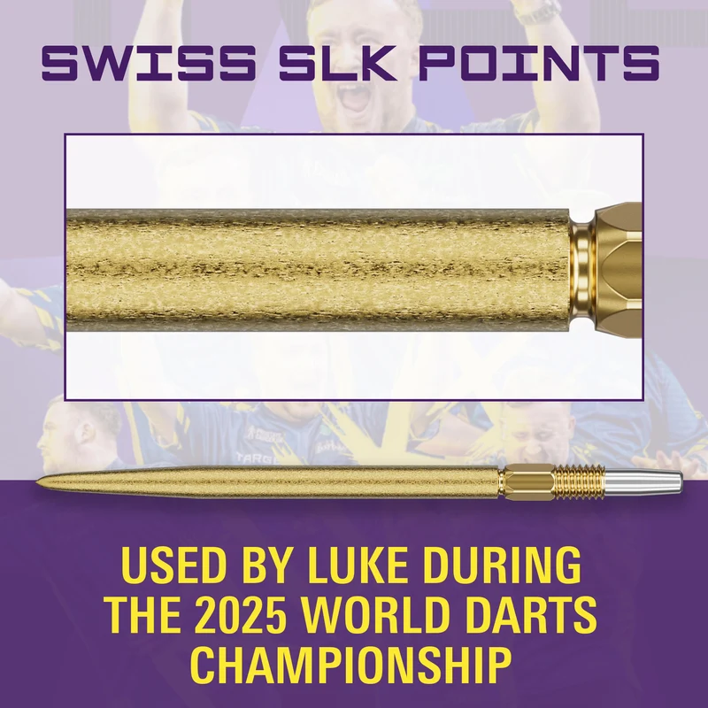 Luke Littler World Champion 2025 Edition 90% Tungsten - Swiss Point Steel Tip Darts