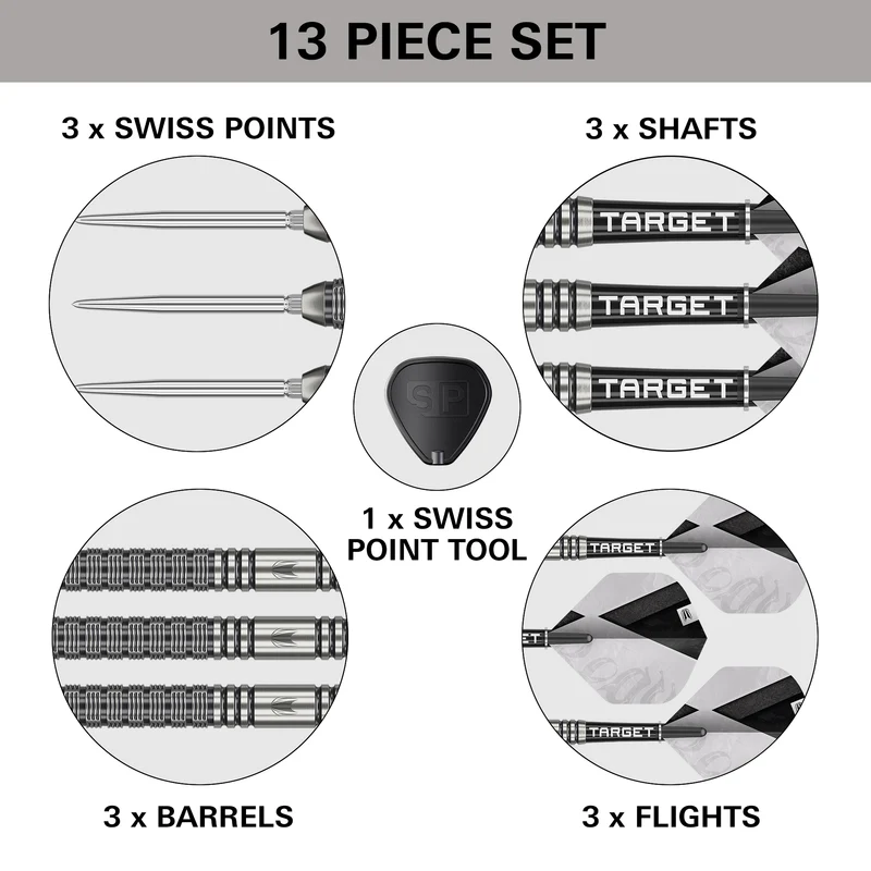 Beau Greaves G1 90% Tungsten - Swiss Point Steel Tip Darts