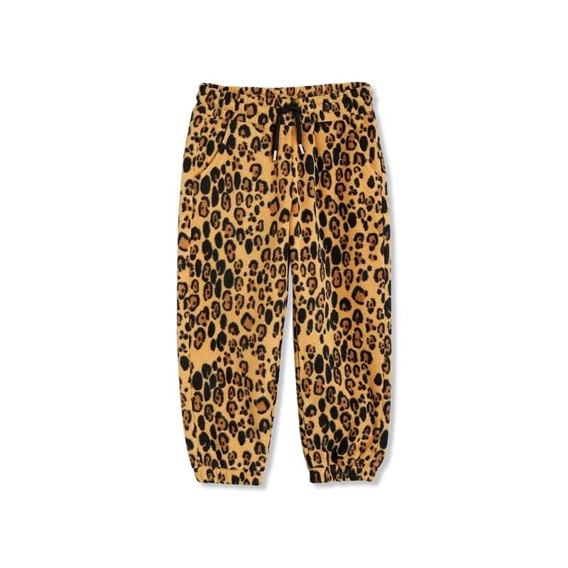 Leopard fleece Fleecehosen