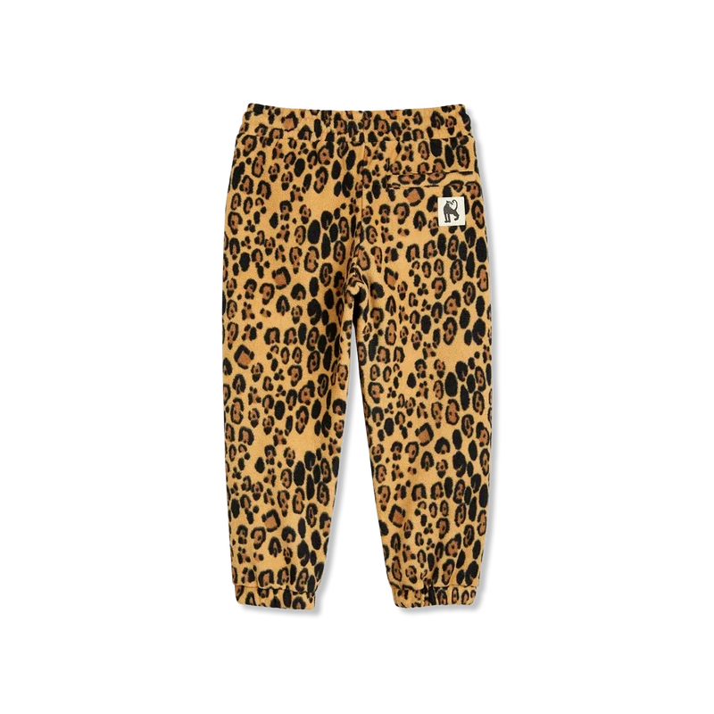 Leopard fleece Fleecehosen