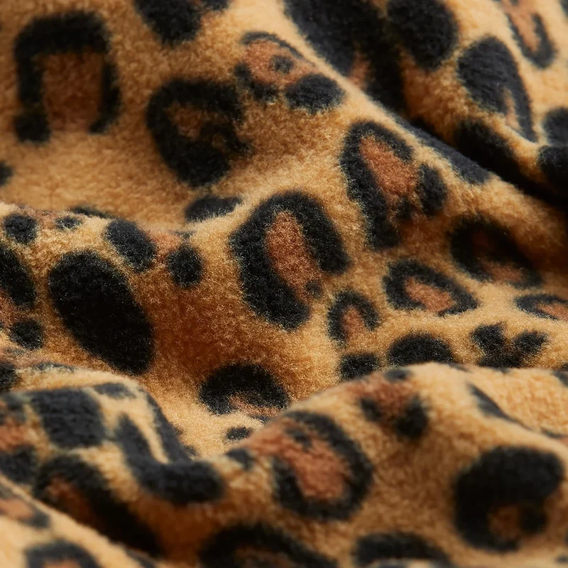 Leopard fleece Fleecehosen