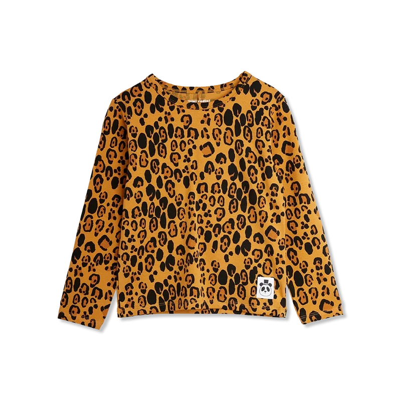 Basic leopard Blusen
