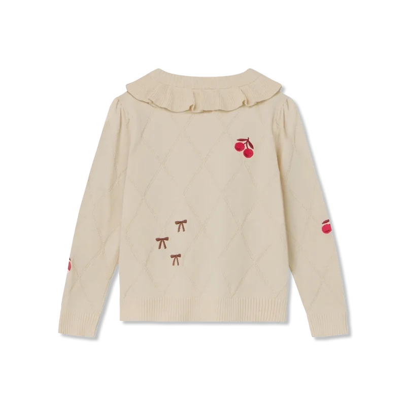 Nova embr. Strickpullover