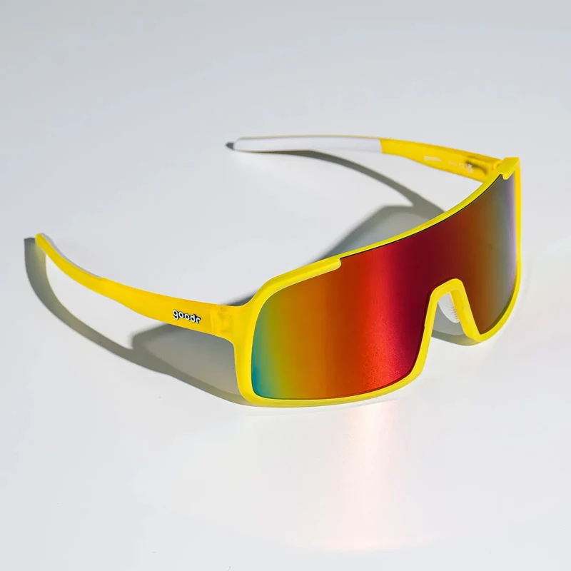 Lives Life in All-Caps Sunglasses