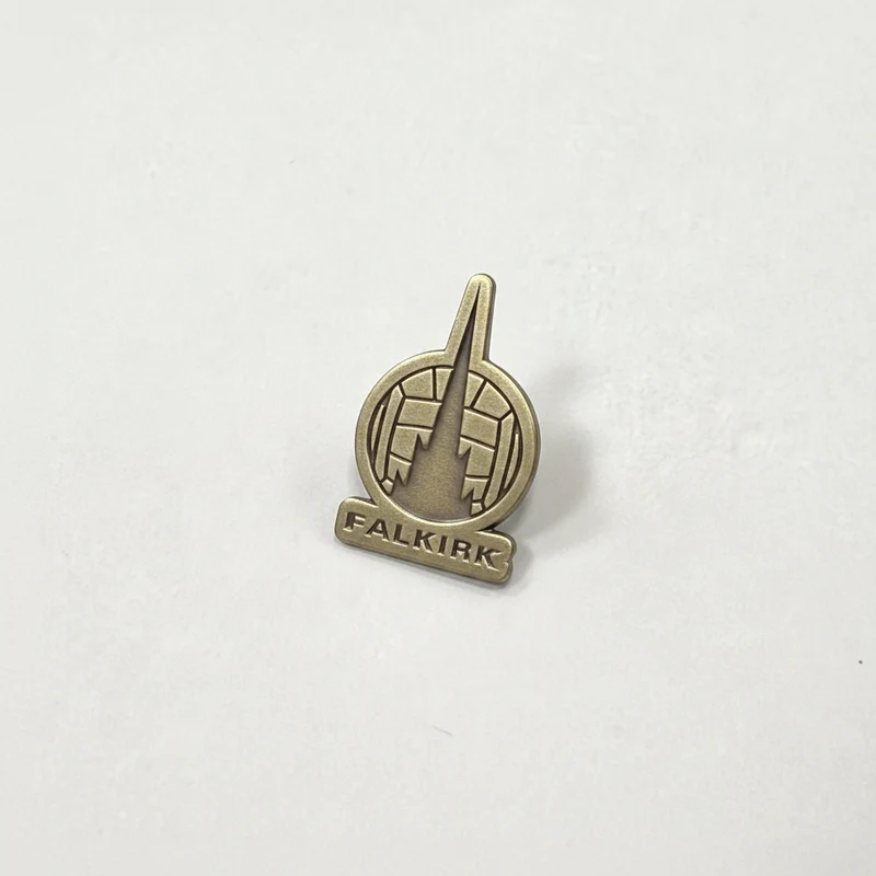 Falkirk Crest Pin Badge (Bronze/Bronze)