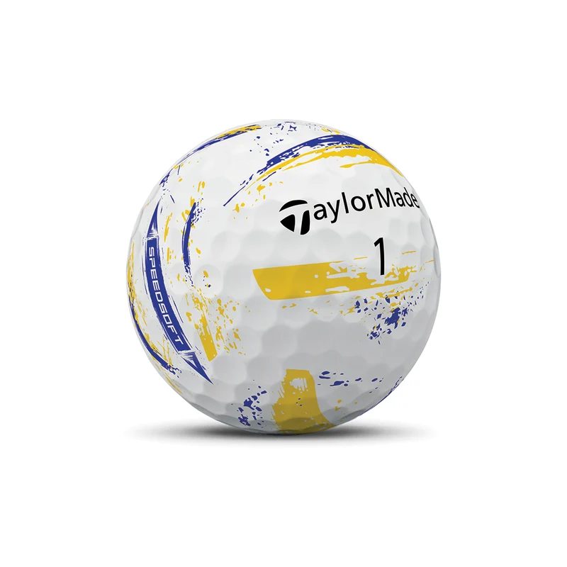 Speedsoft Yellow Ink Golf Balls (Dozen)