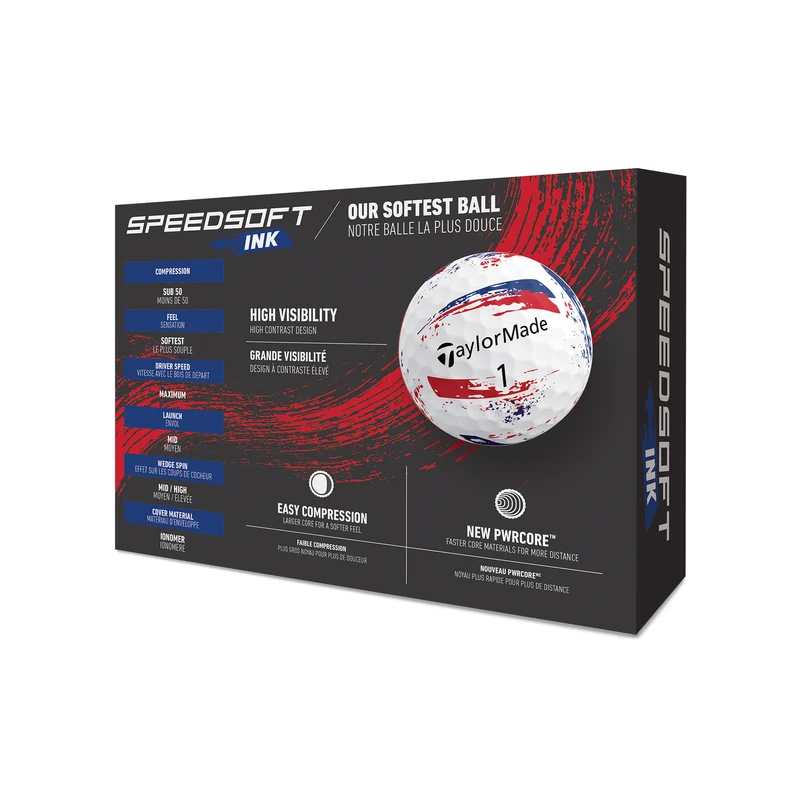 Speedsoft USA Ink Golf Balls (Dozen)