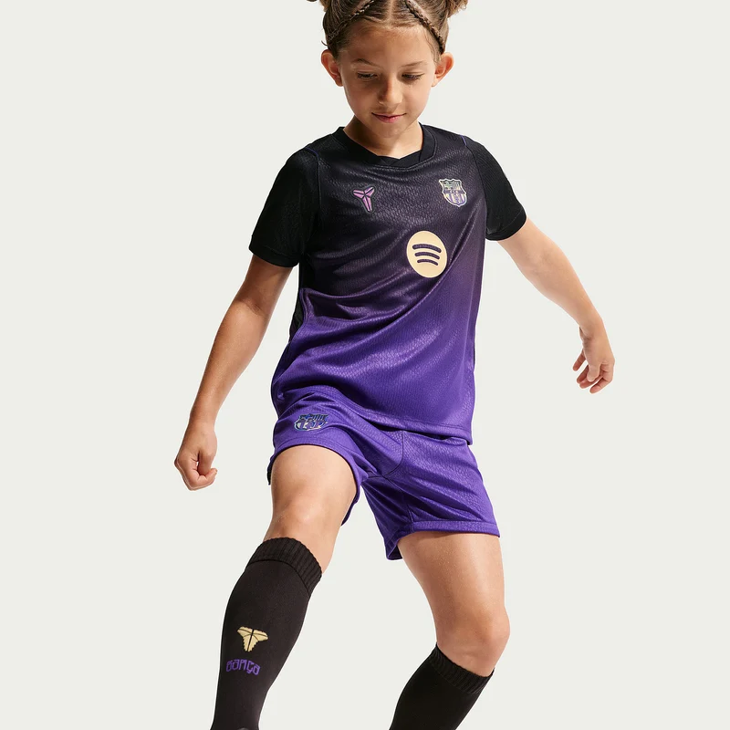 Nike Kobe Bryant x FC Barcelona 26/27 Little Kids Dri-FIT Stadium Away Kit