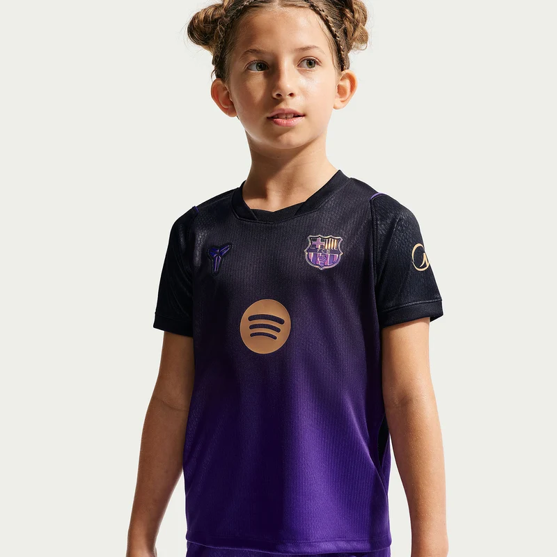 Nike Kobe Bryant x FC Barcelona 26/27 Little Kids Dri-FIT Stadium Away Kit