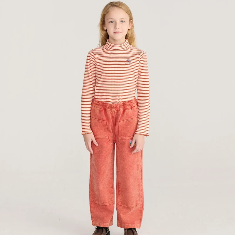 Energy flower stripe T-shirt