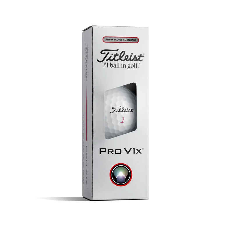 Pro V1x 2025 Performance Align Red Golf Balls (Dozen)