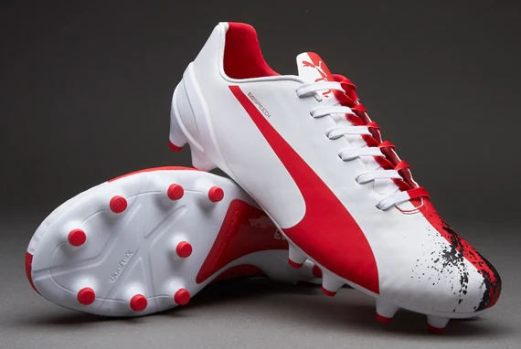 Puma evoSPEED Kun FG Fußballschuhe - Weiß