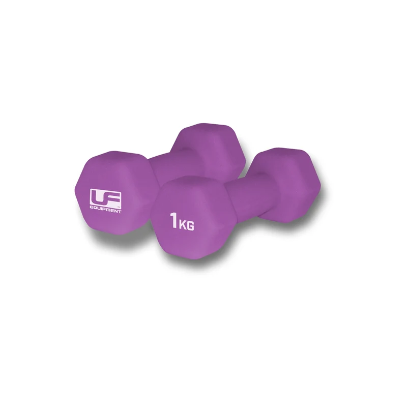 Hex Dumbbells Neoprene Covered (2 x 1Kg)