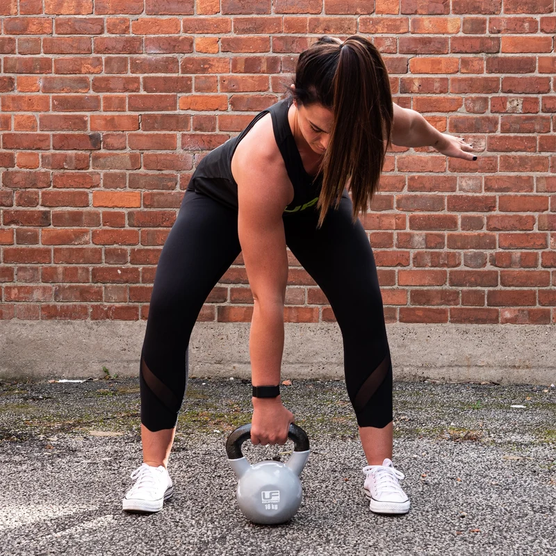 Vinyl Coated Cast Iron Kettlebell - 16KG