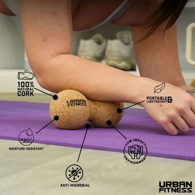 Cork Peanut Massage Ball (8x16cm)
