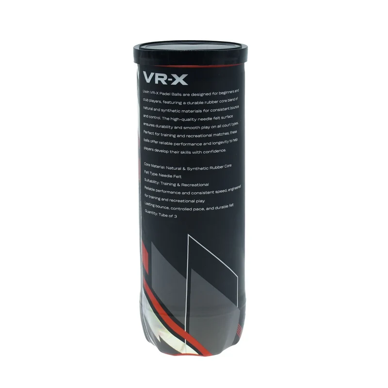 VR-X Padel Balls (Tube of 3)