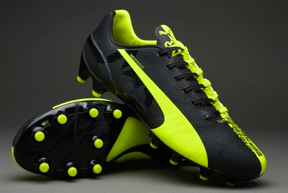 Puma evoSPEED Reus FG Fußballschuhe - Gelb-Schwarz