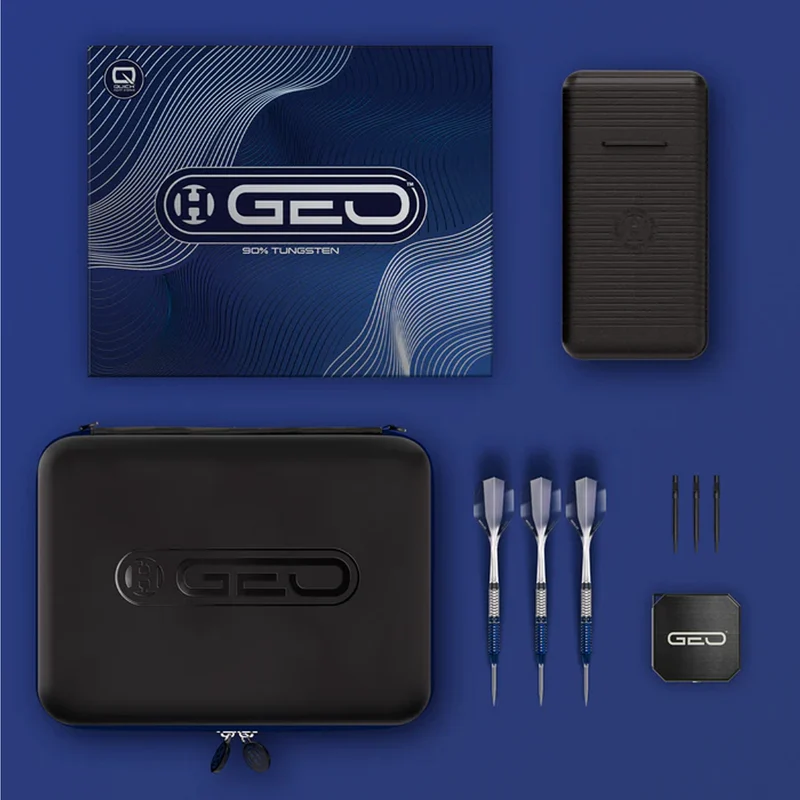 Geo 01 Parallel 90% Quick Point Darts - Steel Tip Darts
