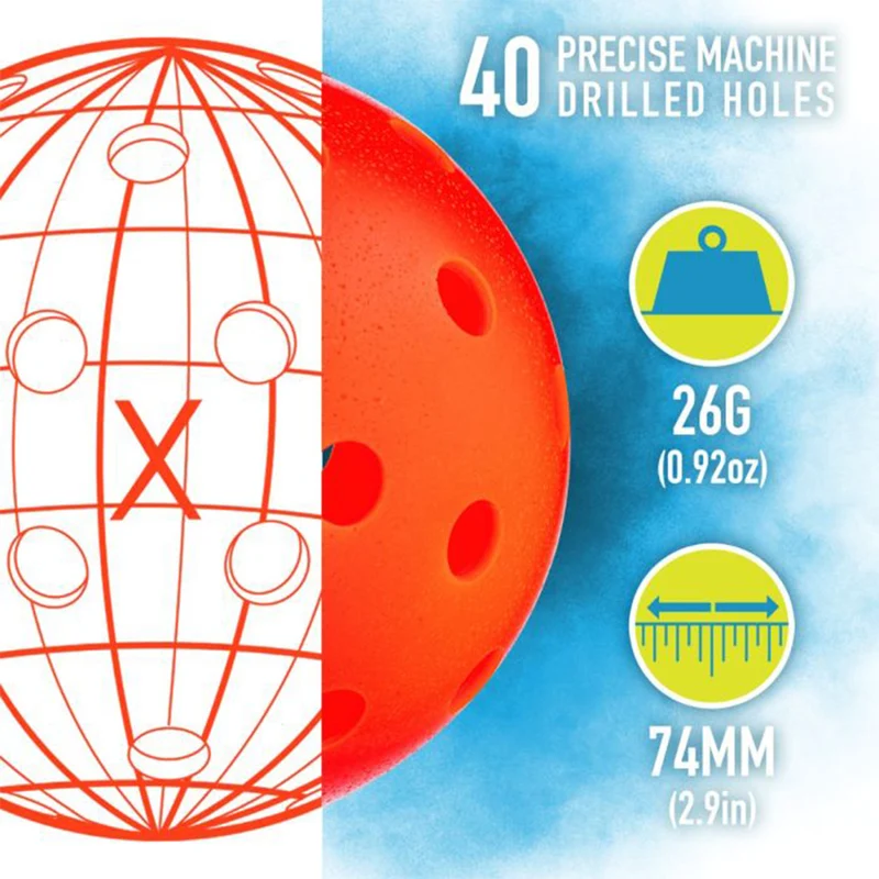 Outdoor X-40 Pickleball (3 Pack)