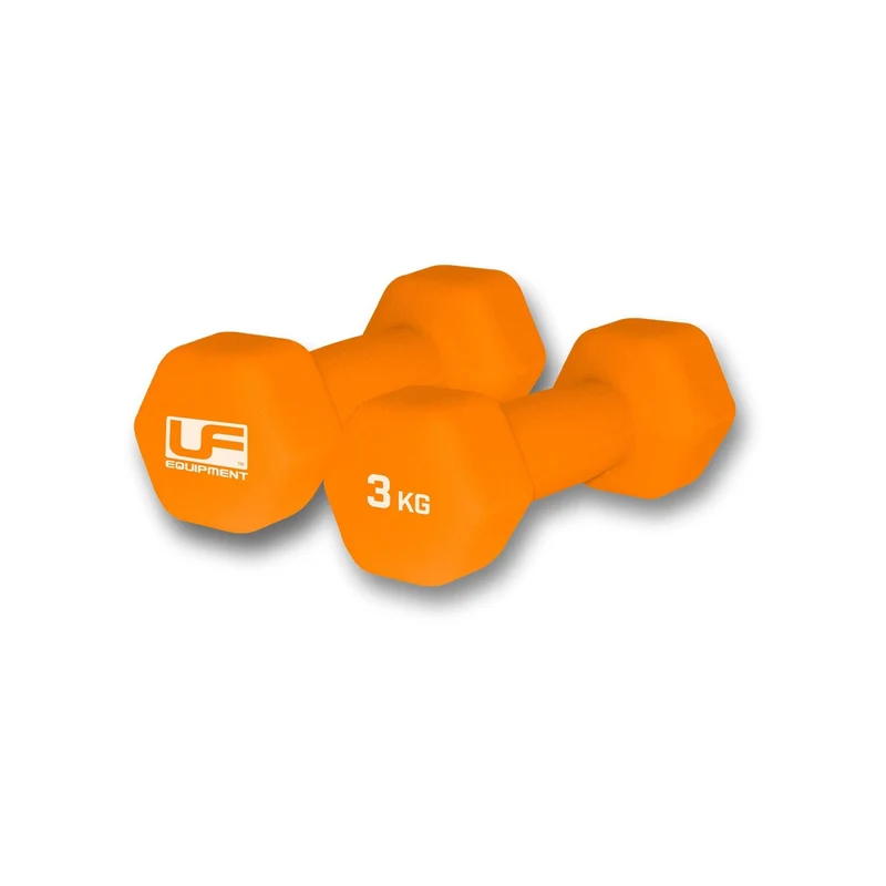Hex Dumbbells Neoprene Covered (2 x 3Kg)