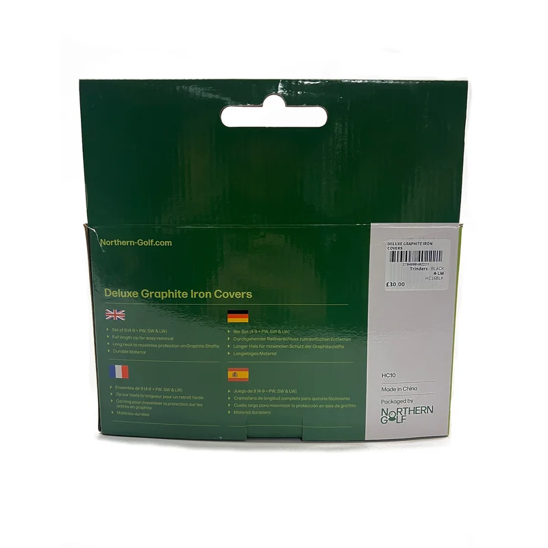 Deluxe Graphite Iron Covers