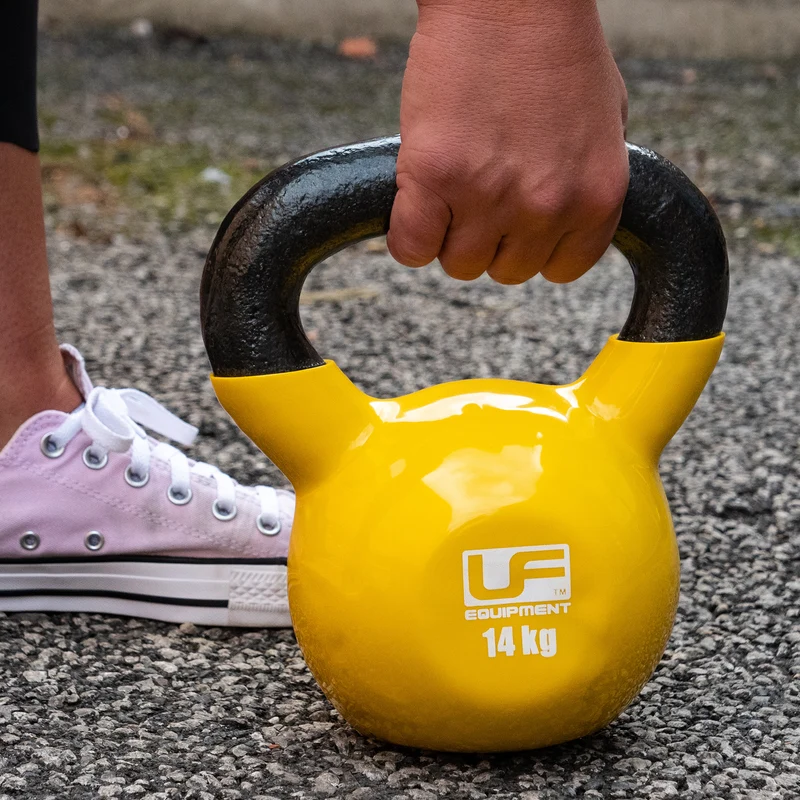Vinyl Coated Cast Iron Kettlebell - 14KG
